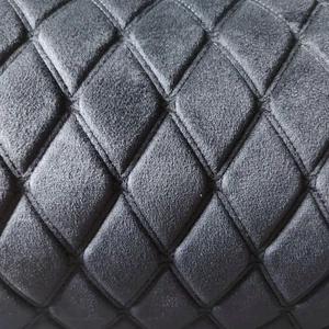 Велюр Черный ромб