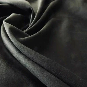 Алькантара Замша Стрейч ЧЕРНАЯ