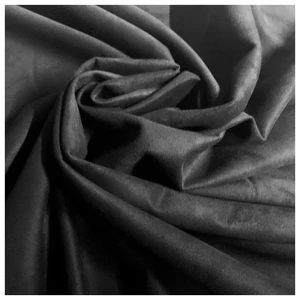 Алькантара Замша Стрейч ТЕМНО-СЕРАЯ